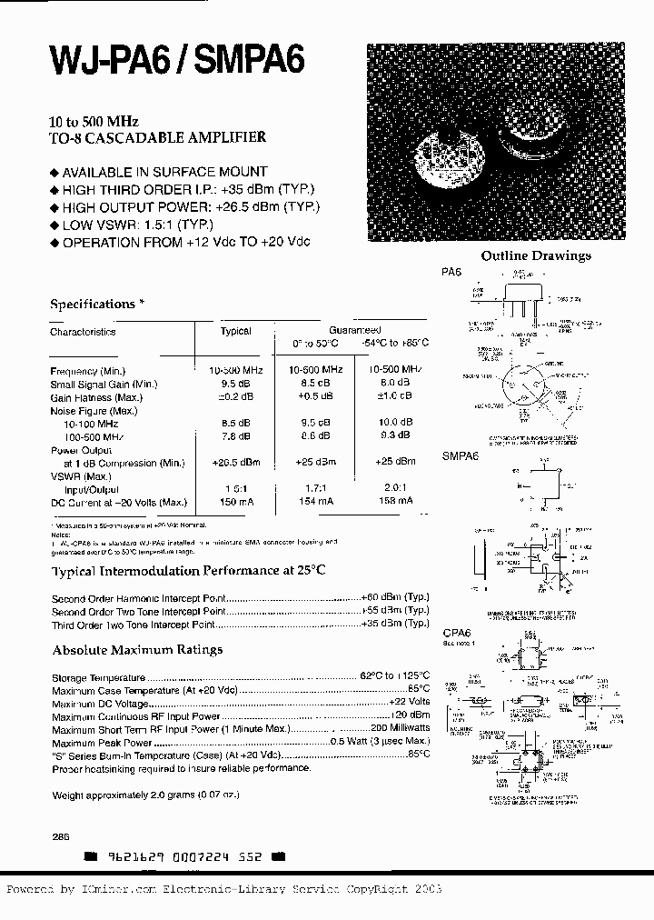 WJ-PA6_1961629.PDF Datasheet