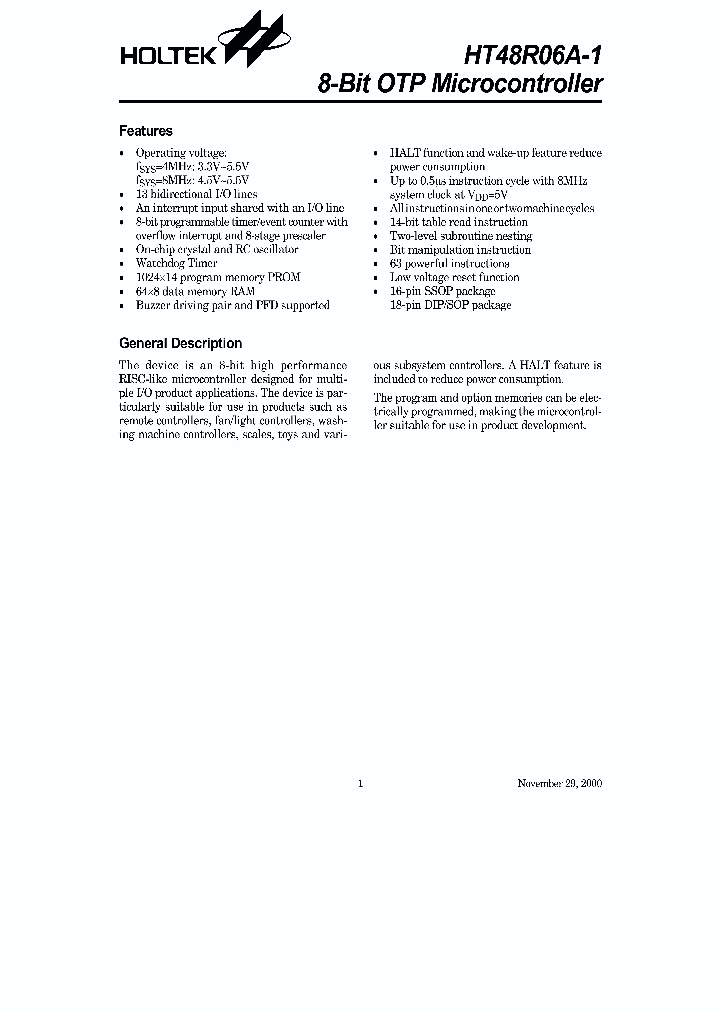 HT48R06A-1_1963466.PDF Datasheet