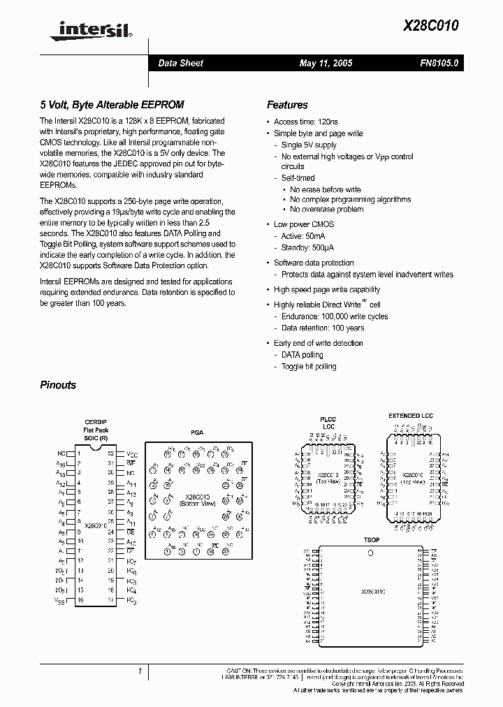X28C010FI-20_1967441.PDF Datasheet