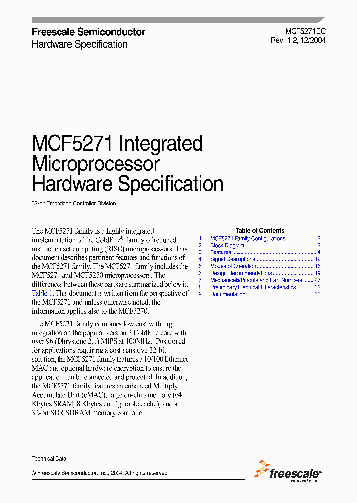 MCF5270_1969841.PDF Datasheet