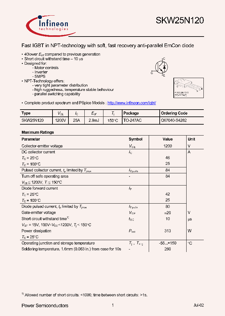 SKW25N120_1973124.PDF Datasheet