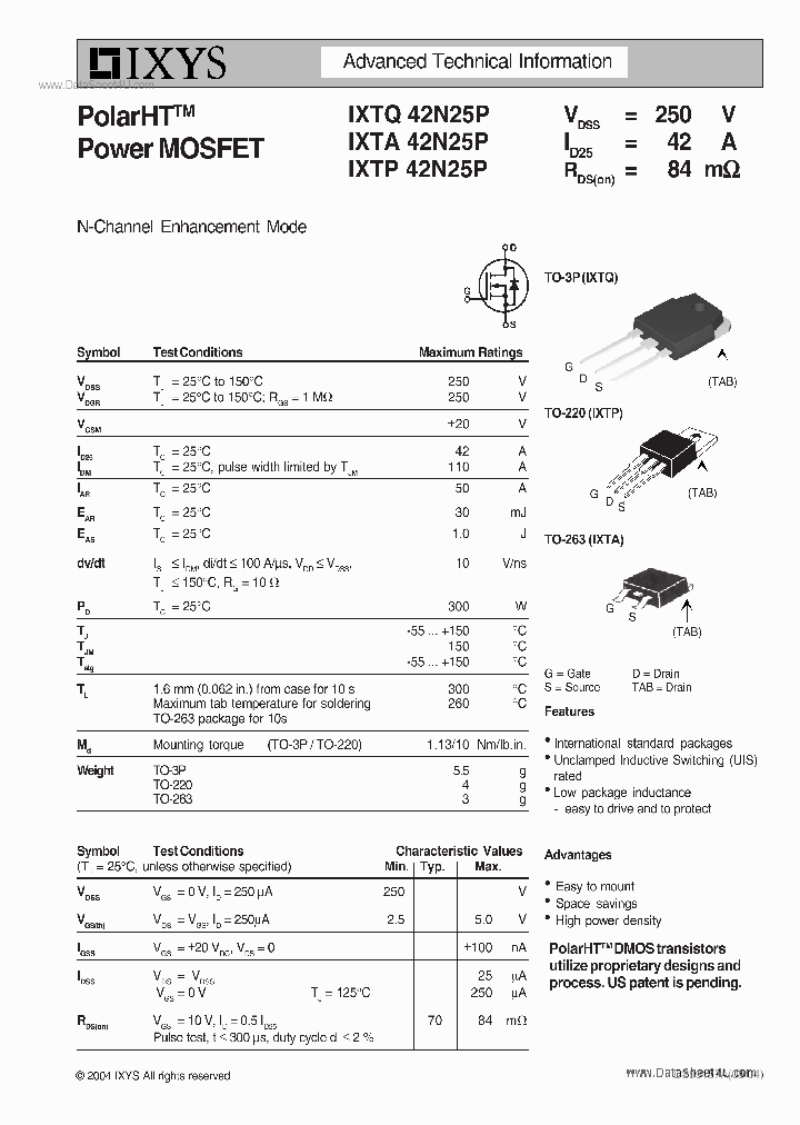 IXTP42N25P_1982516.PDF Datasheet