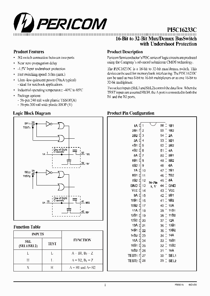 PI5C16233C_1984186.PDF Datasheet