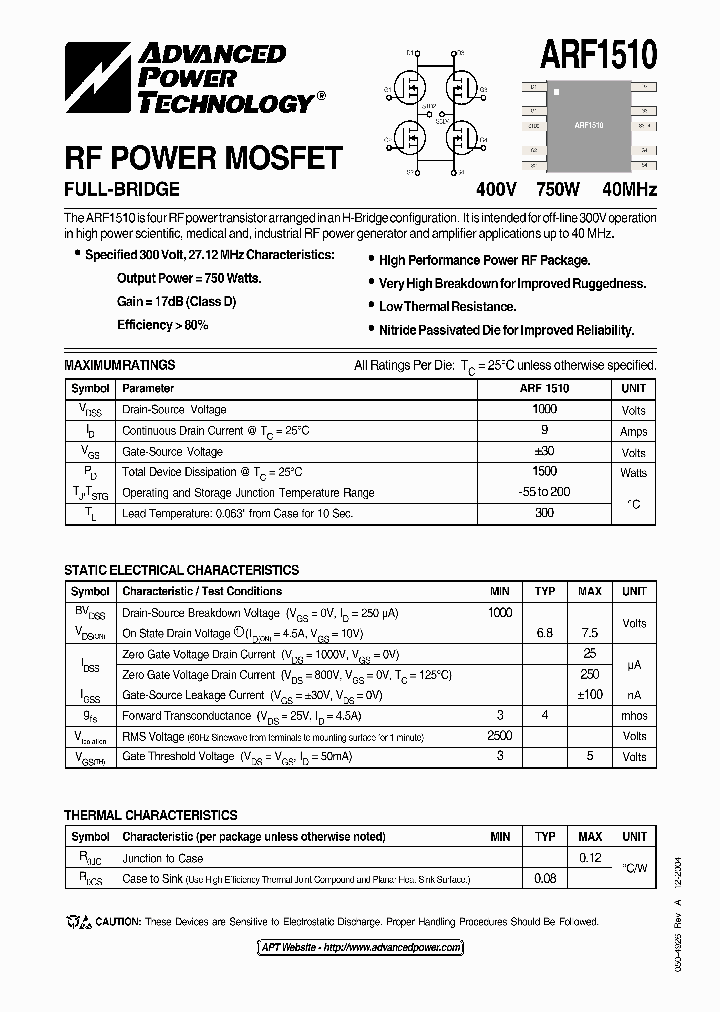 ARF1510_1985209.PDF Datasheet