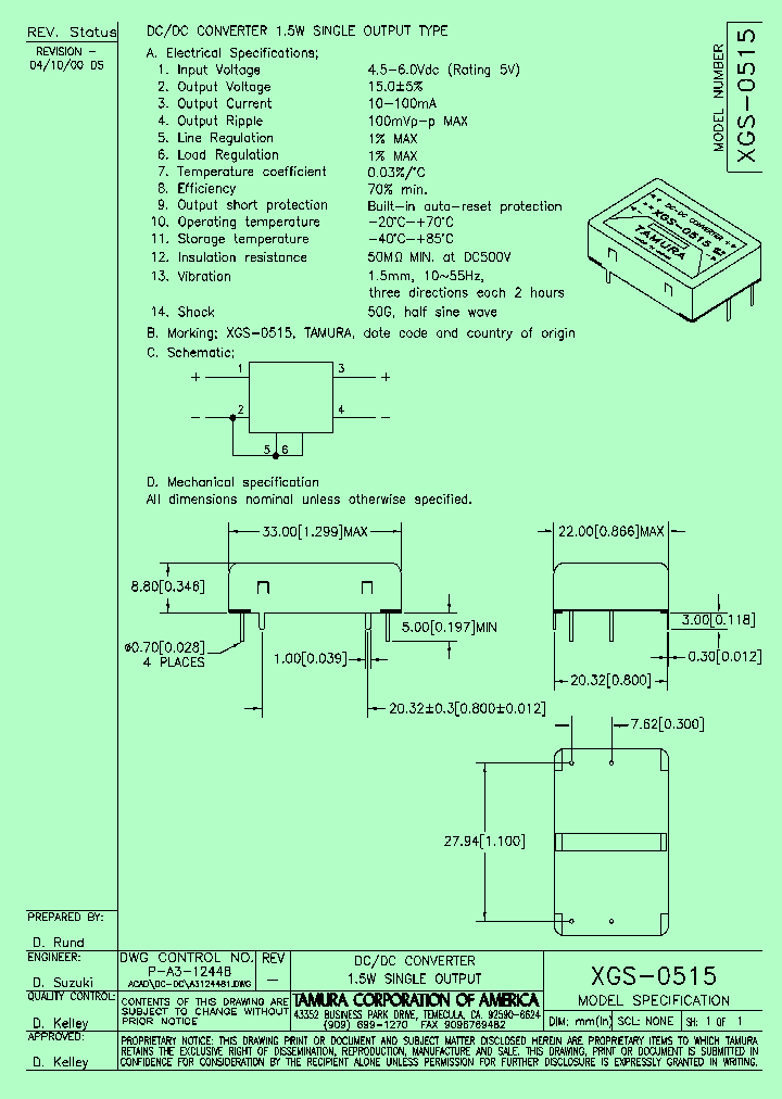 XGS-0515_1986163.PDF Datasheet