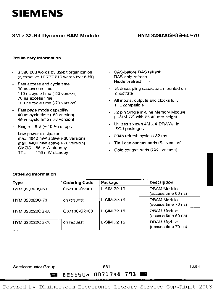 HYM328020GS-70_1986397.PDF Datasheet