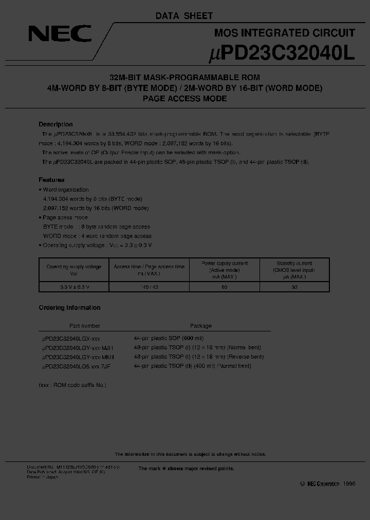 UPD23C32040LGX-XXX_1988739.PDF Datasheet