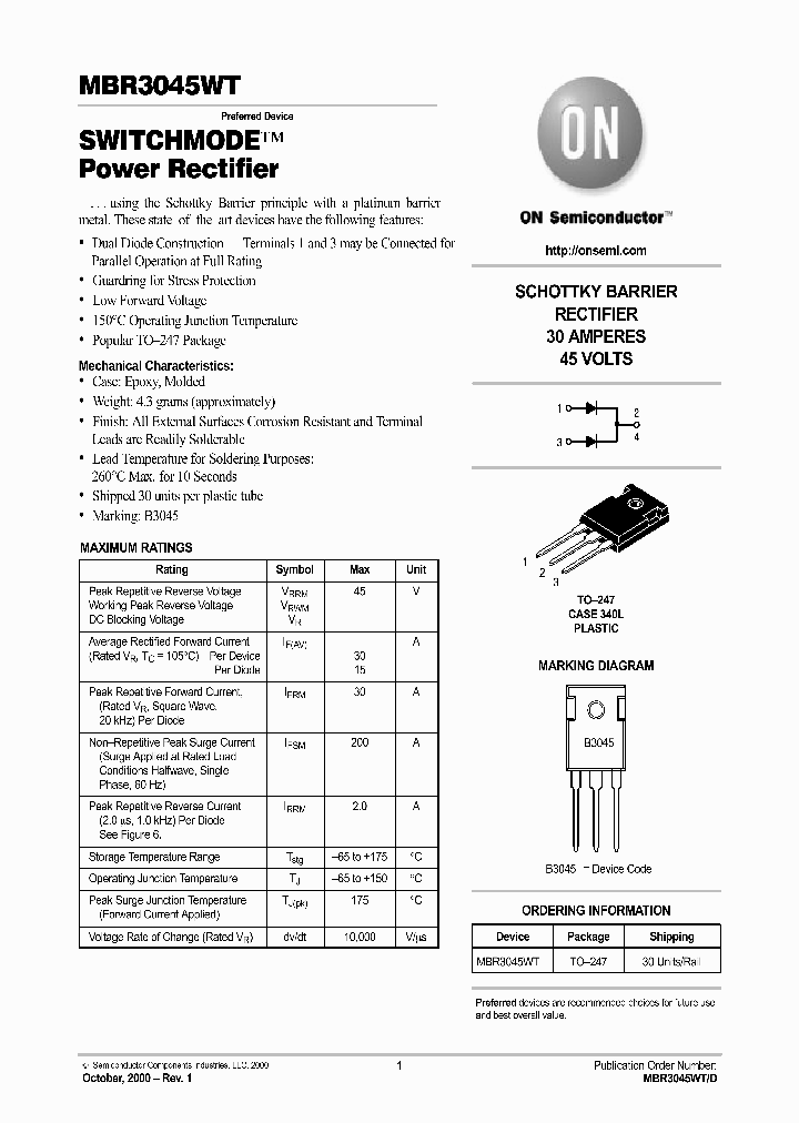 MBR3045WT-D_1991730.PDF Datasheet