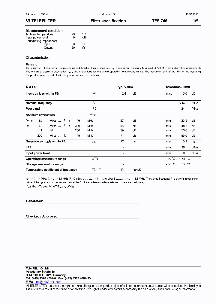 TFS746_2005745.PDF Datasheet