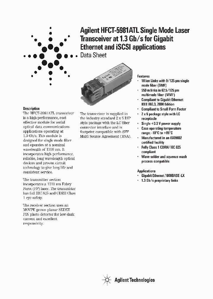 HFCT-5981ATL_2013283.PDF Datasheet