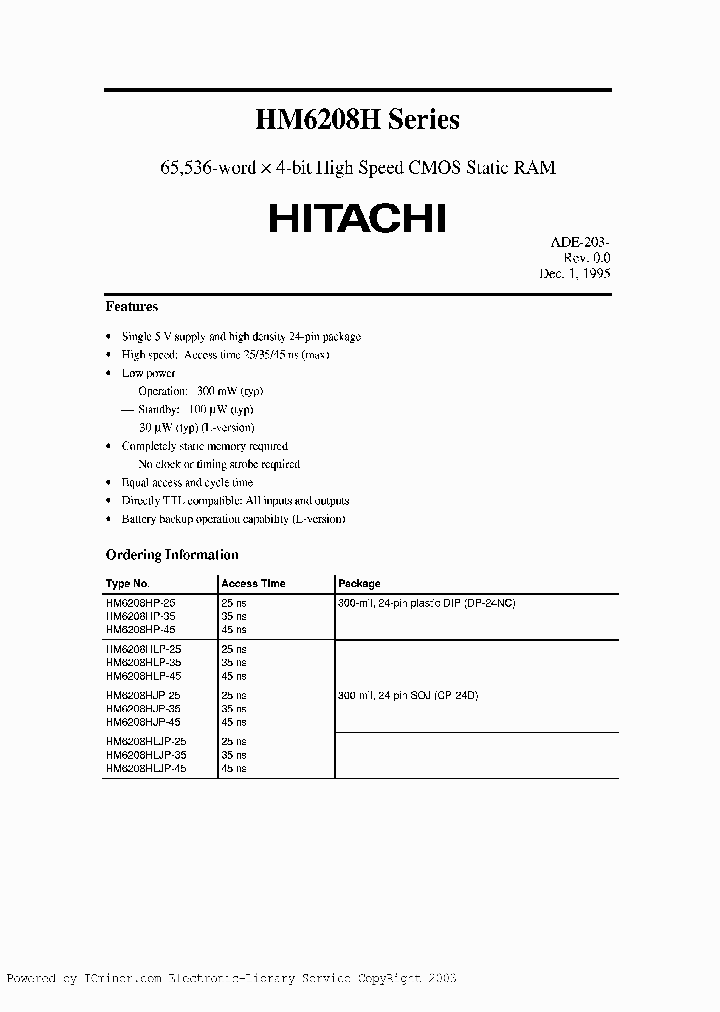 HM6208HJP-35_2013562.PDF Datasheet