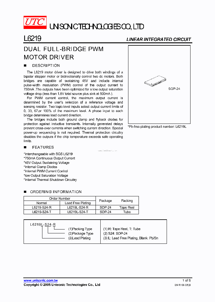 L6219_2017585.PDF Datasheet
