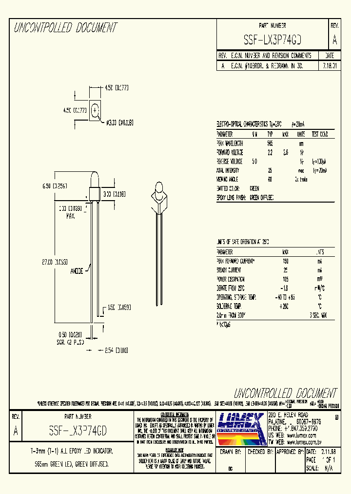 SSF-LX3P74GD_2034359.PDF Datasheet
