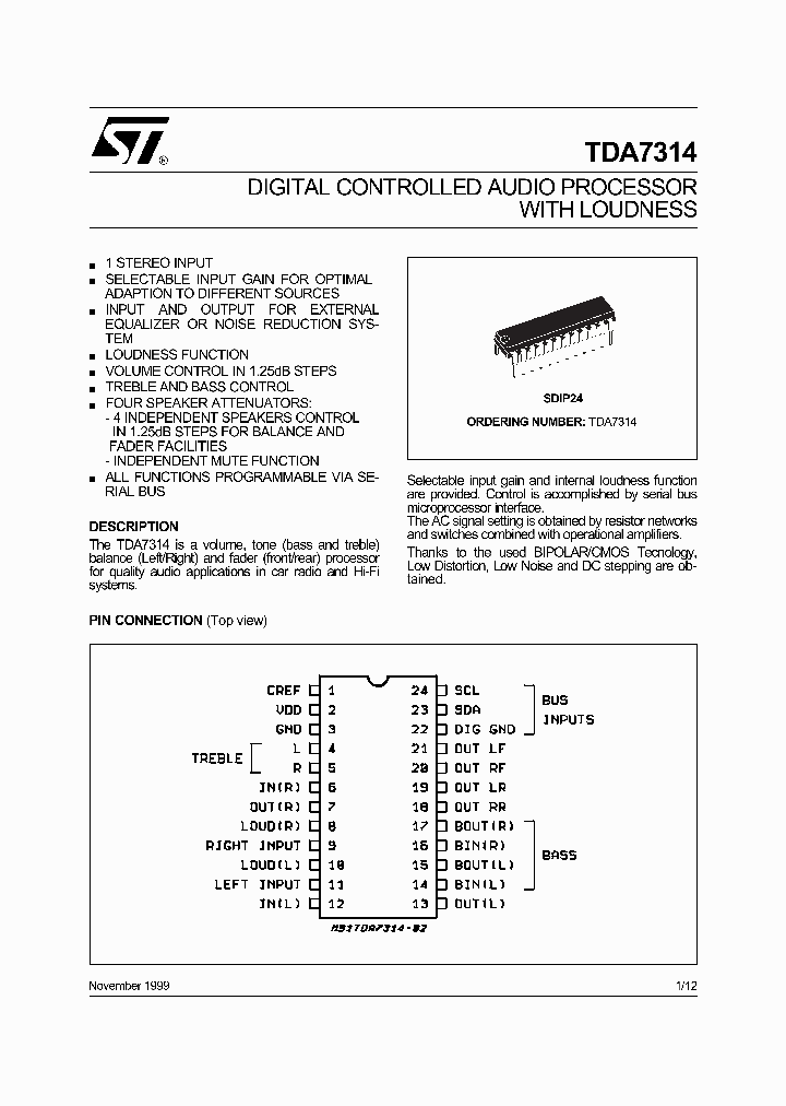 TDA7314_2035226.PDF Datasheet