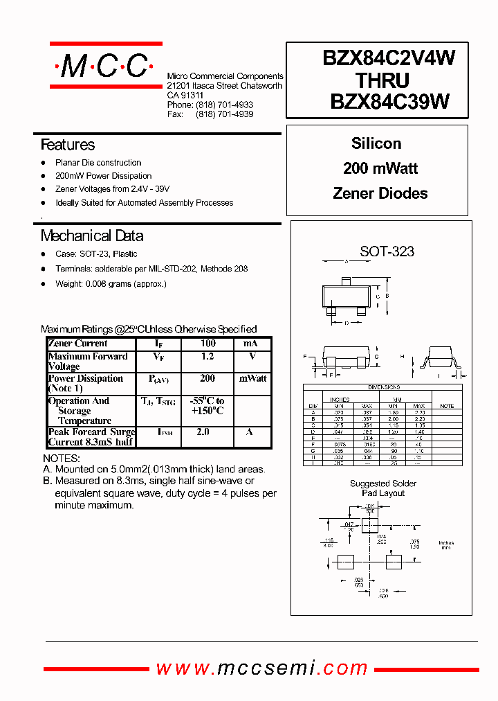 BZX84C3W_2043778.PDF Datasheet