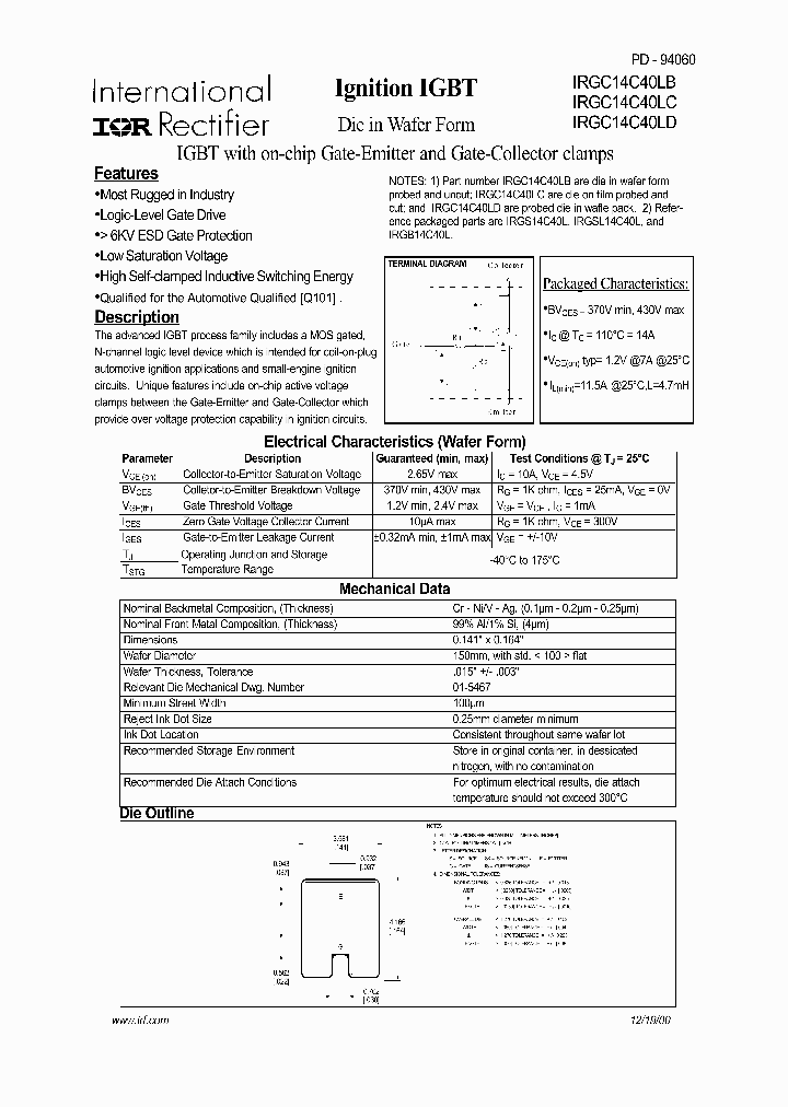 IRGC14C40LD_2045267.PDF Datasheet