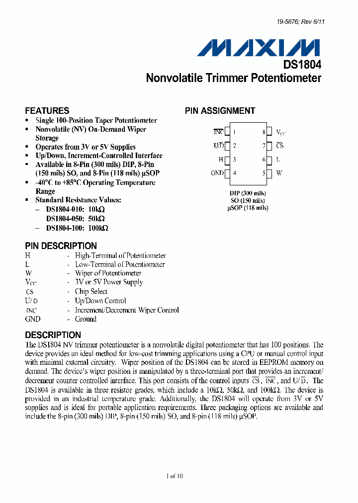 DS1804U-010_2058117.PDF Datasheet