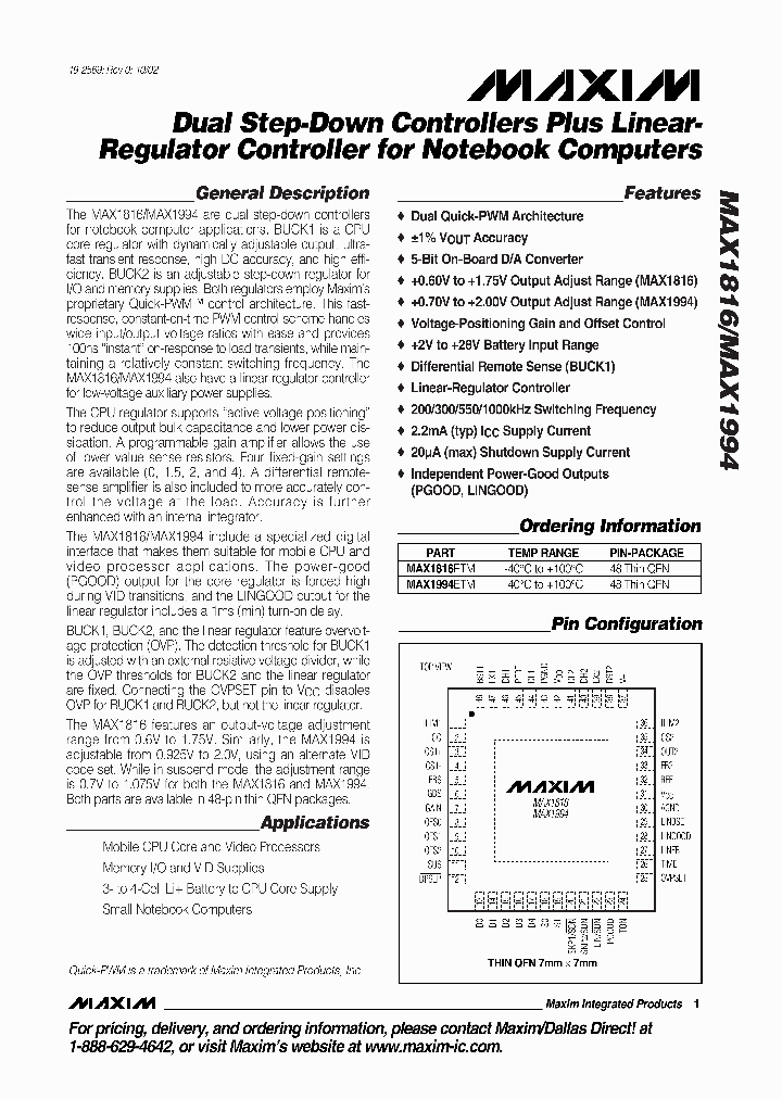 MAX1816_2071228.PDF Datasheet