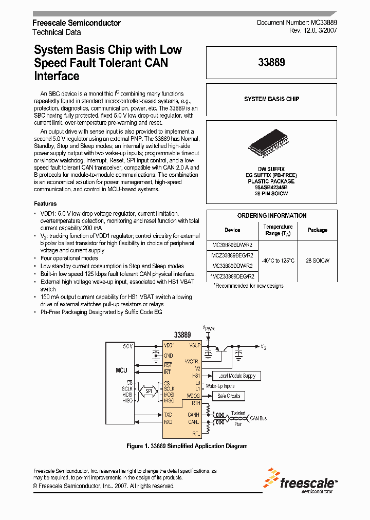 MCZ33889BEG_2073491.PDF Datasheet