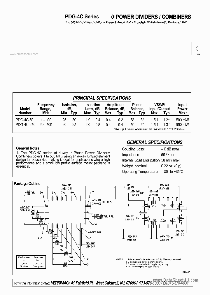 PDG-4C_2071777.PDF Datasheet