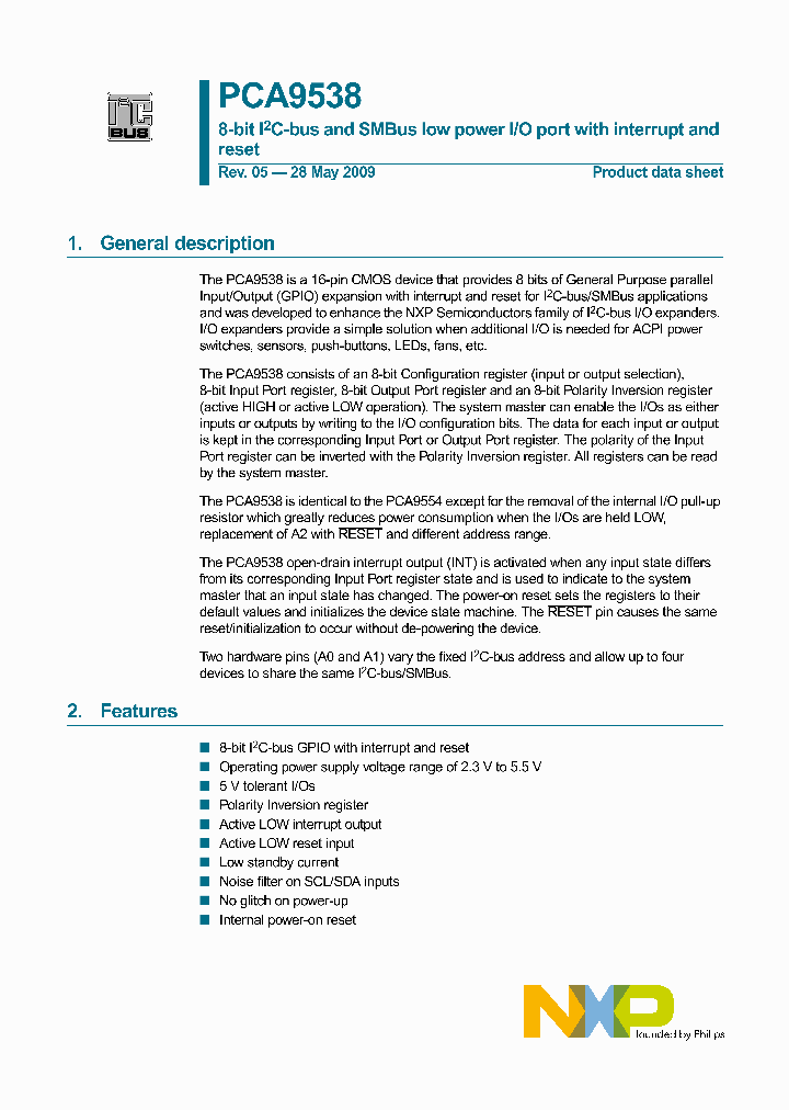 PCA9538BS118_2075042.PDF Datasheet