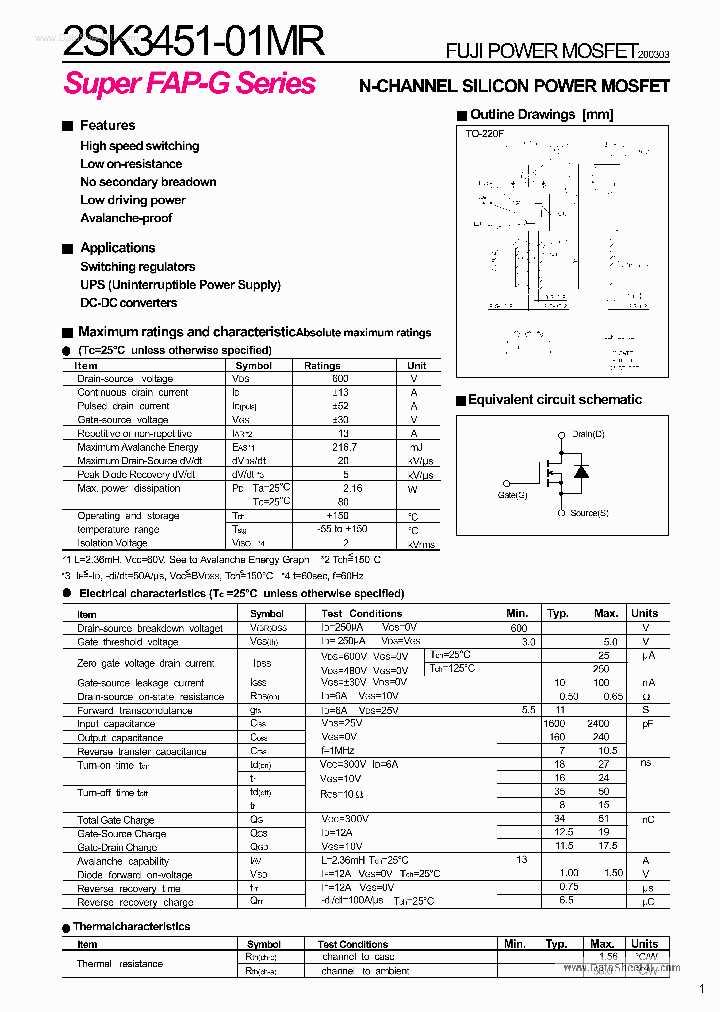 K3451_2082767.PDF Datasheet