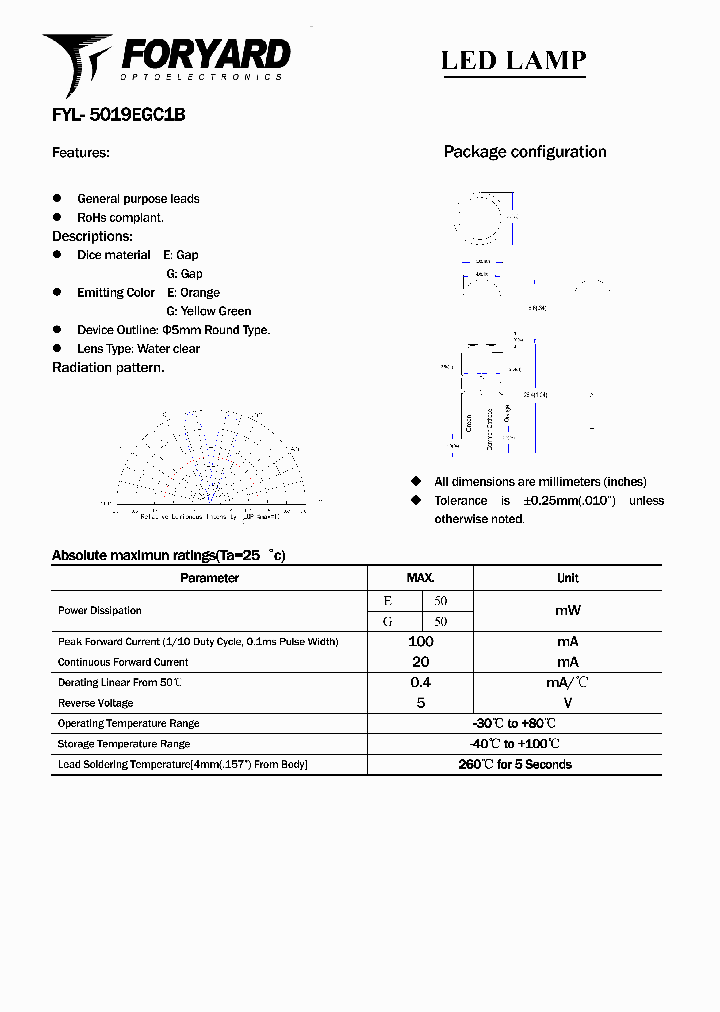 FYL-5019EGC1B_2083789.PDF Datasheet