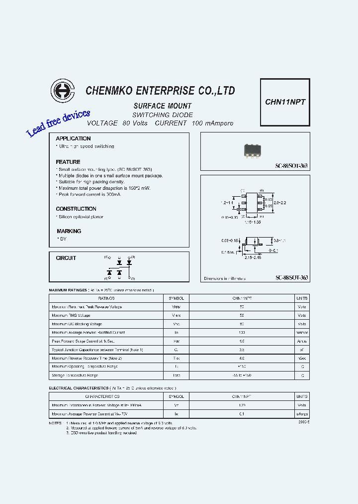 CHN11NPT_2091676.PDF Datasheet