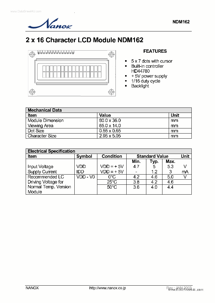 NDM162_2093702.PDF Datasheet