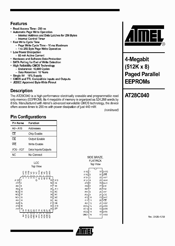 AT28C040_2094385.PDF Datasheet