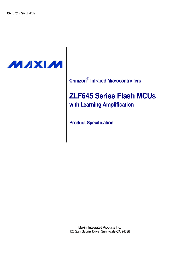 ZLF645E0H2864G_2093880.PDF Datasheet