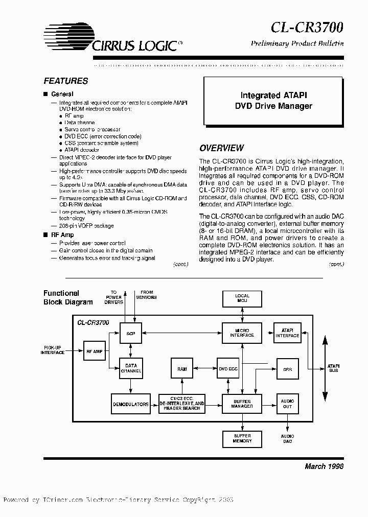 CL-CR3700_2095997.PDF Datasheet