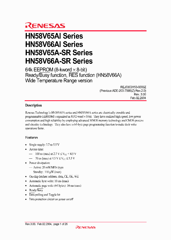 HN58V65AI_2096518.PDF Datasheet
