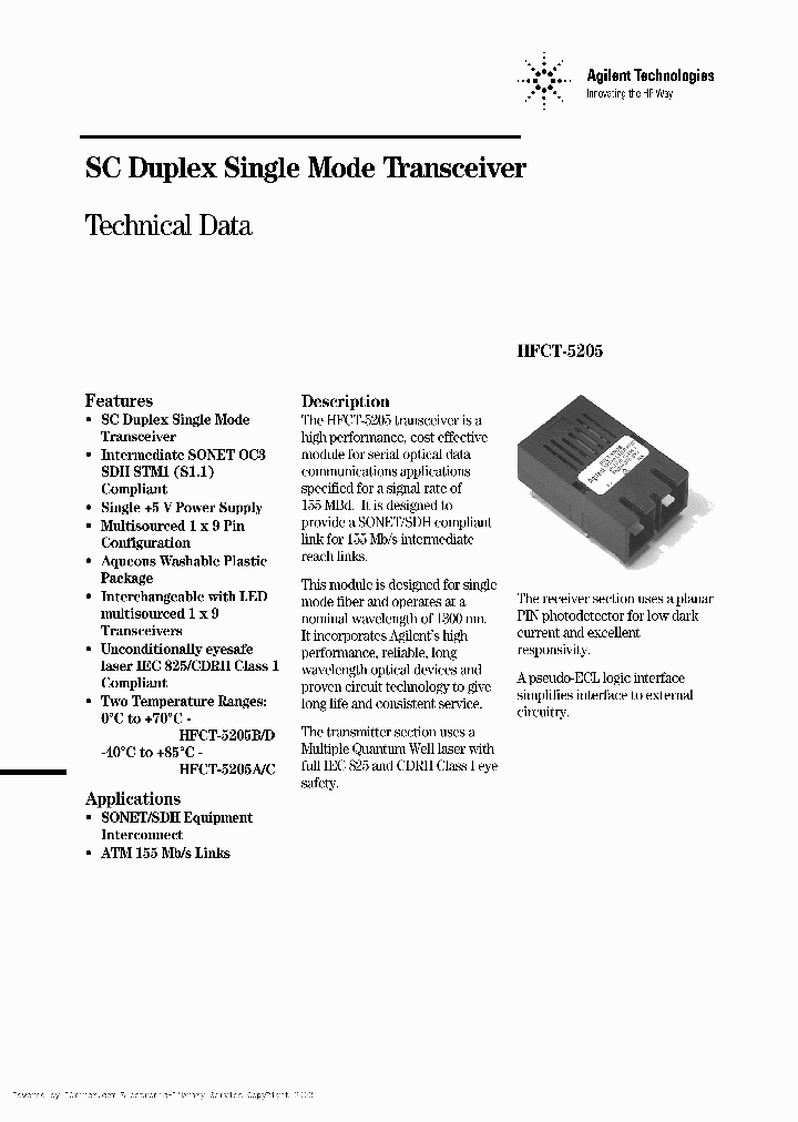 HFCT-5205C_2099971.PDF Datasheet