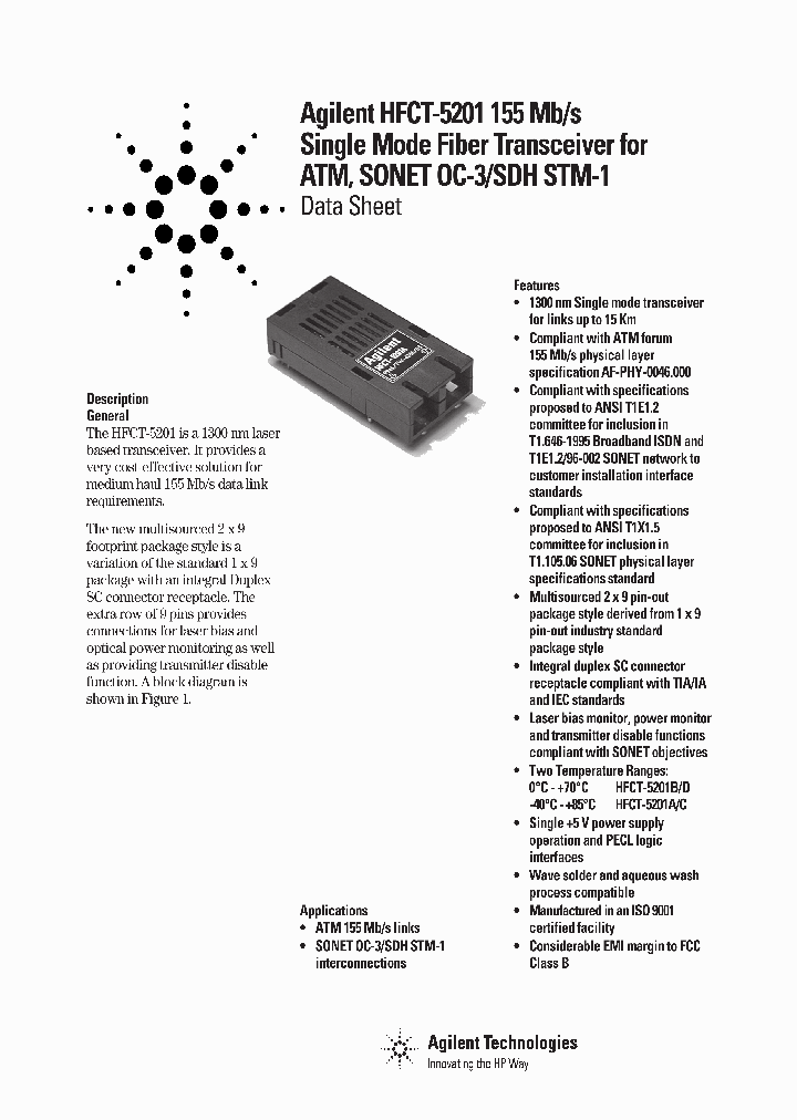 HFCT-5201A_2099965.PDF Datasheet