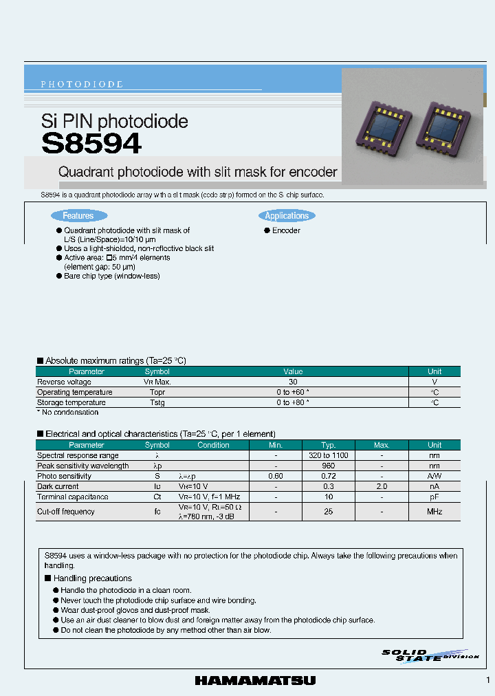 S8594_2106178.PDF Datasheet