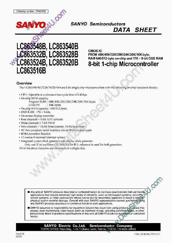 LC863516B_2107840.PDF Datasheet