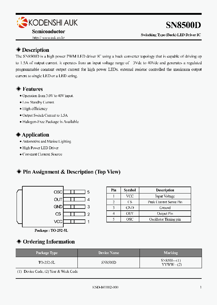 SN8500D_2114839.PDF Datasheet