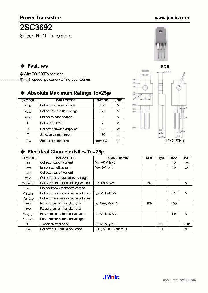 C3692_2118958.PDF Datasheet