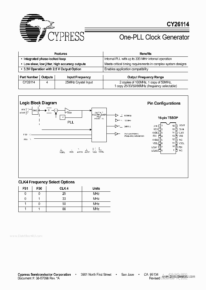 CY26114_2150903.PDF Datasheet