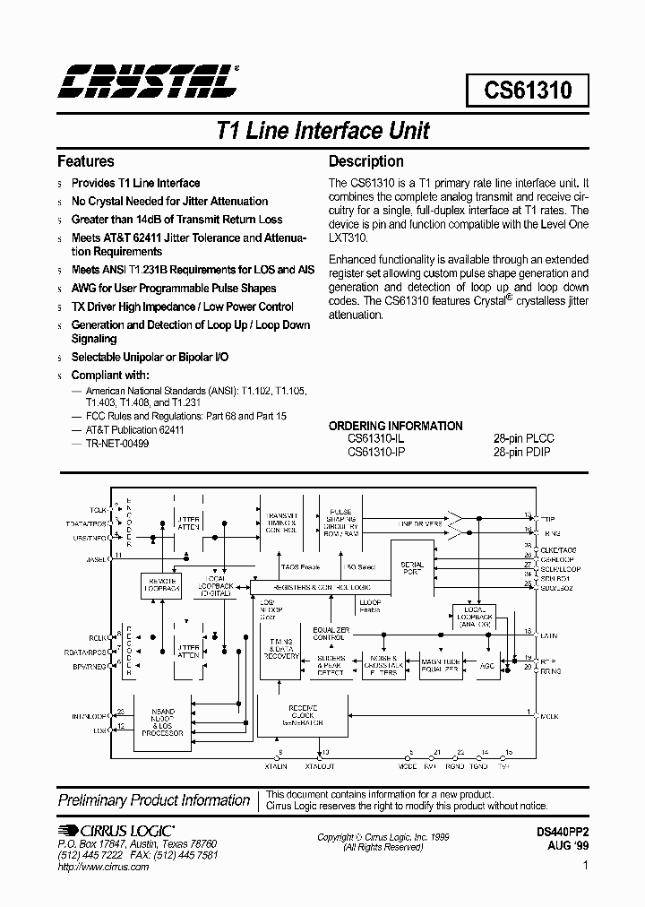 CS61310_2151889.PDF Datasheet