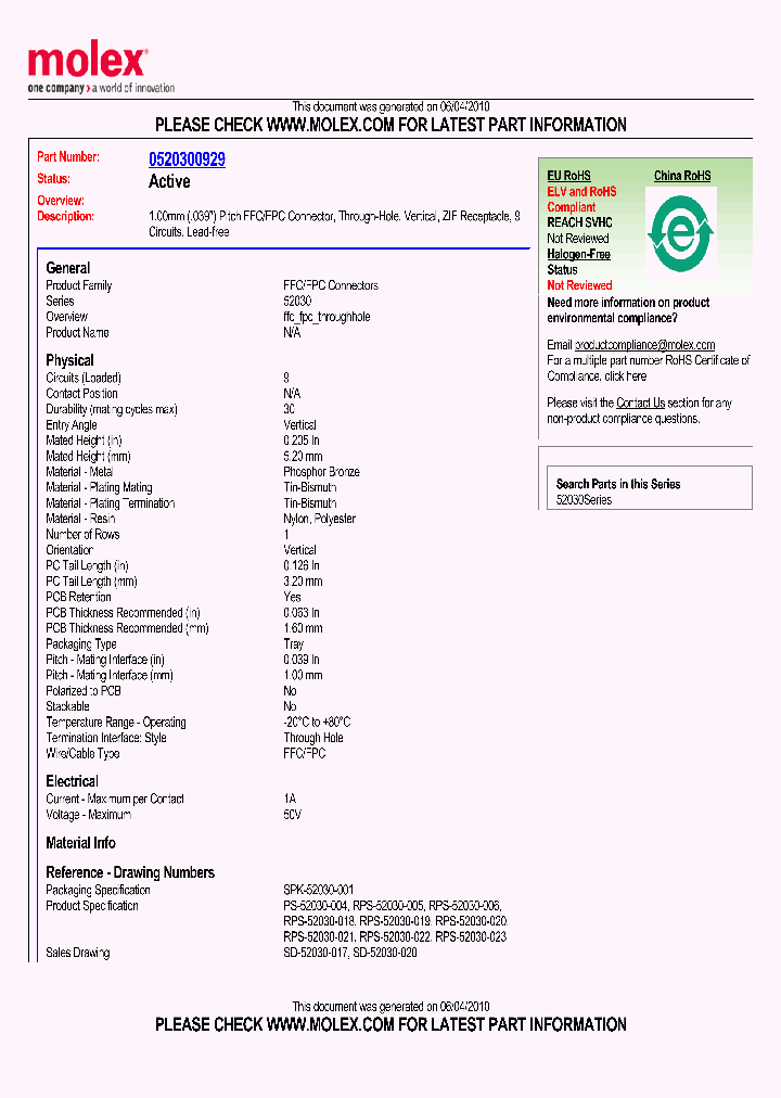 52030-0929_2161811.PDF Datasheet