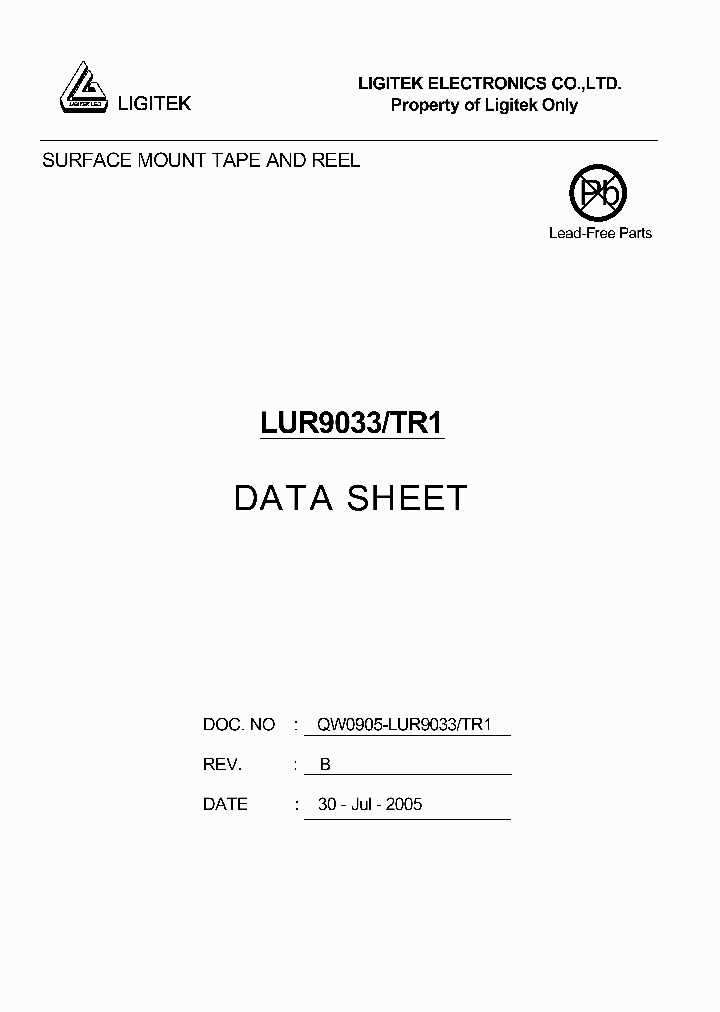 LUR9033-TR1_2174838.PDF Datasheet