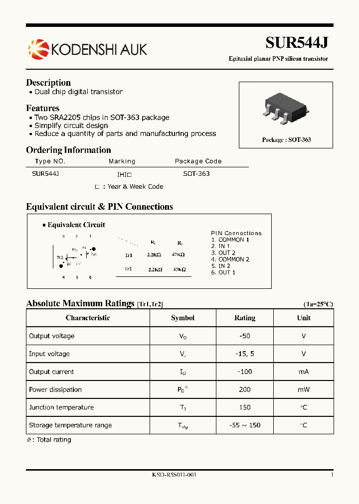 SUR544J_2205993.PDF Datasheet