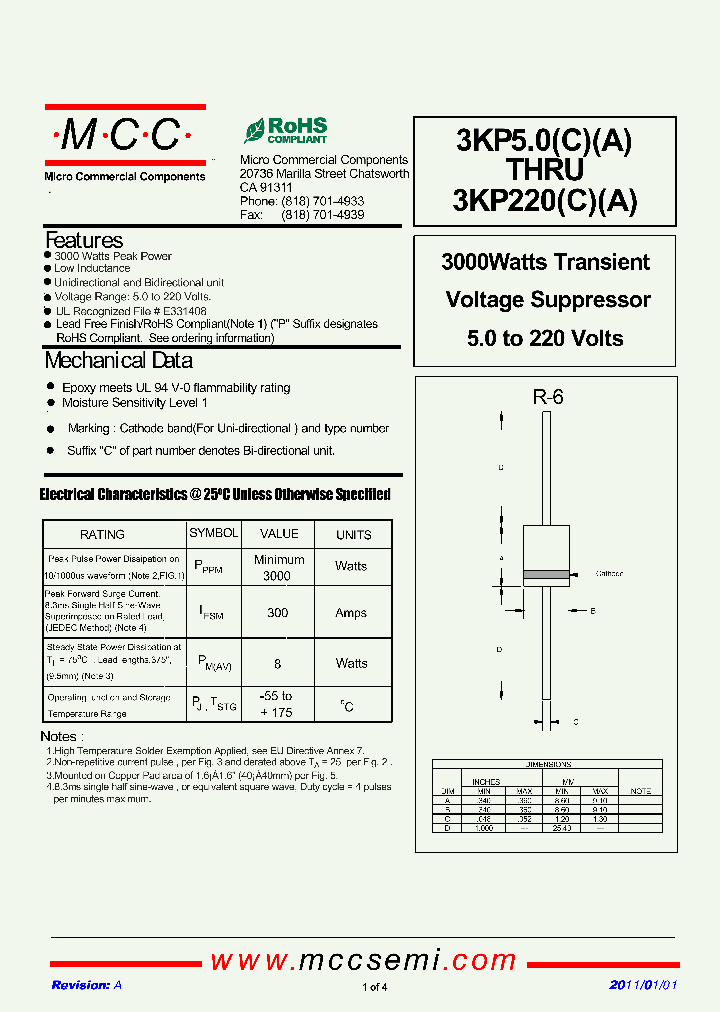 3KP17CA_2210601.PDF Datasheet