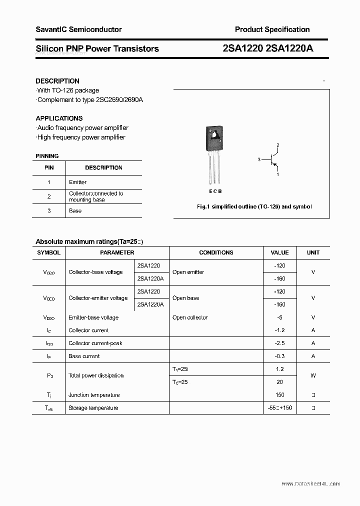 2SA1220_2212248.PDF Datasheet