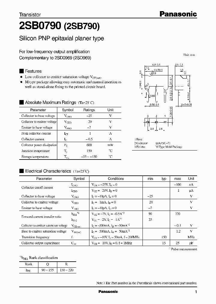 2SB07902SB790_2234038.PDF Datasheet