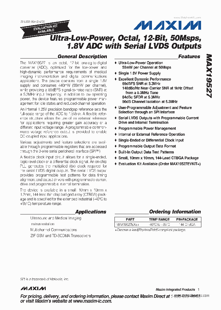 MAX19527_2236329.PDF Datasheet
