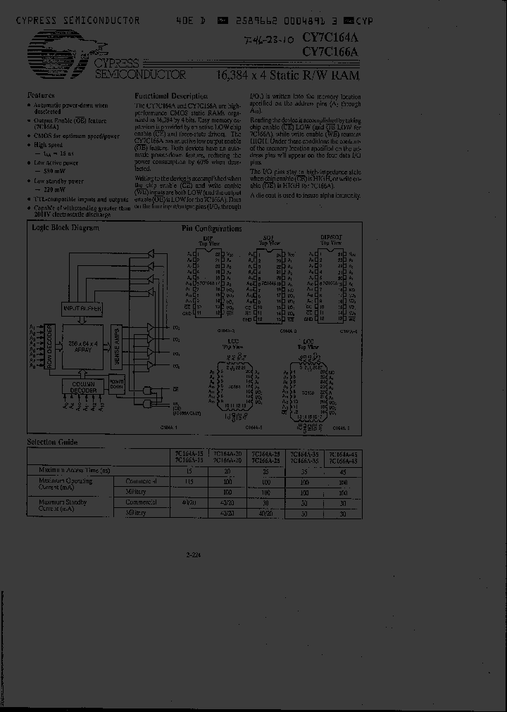 CY7C166A-20VC_2243901.PDF Datasheet