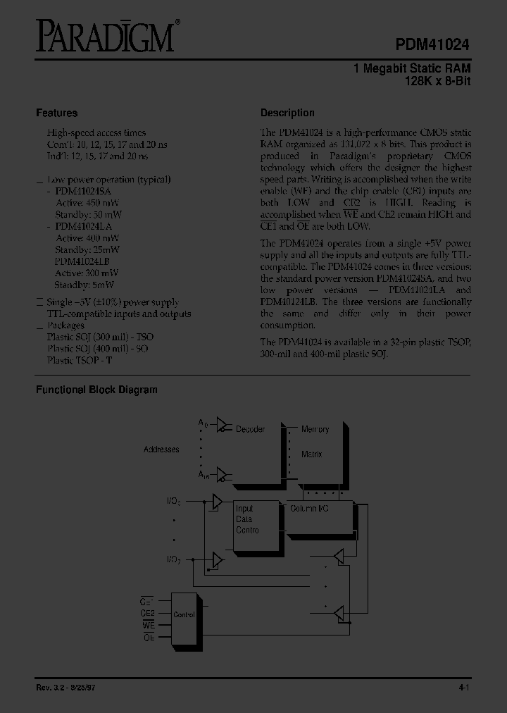 PDM41024SAS20TSOI_2255079.PDF Datasheet
